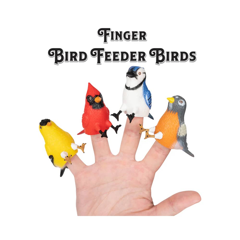 Finger Bird Feeder Birds
