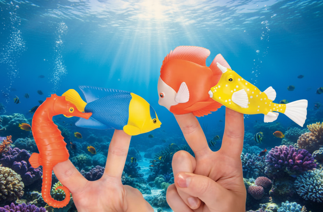Aquarium Fish Finger Puppets