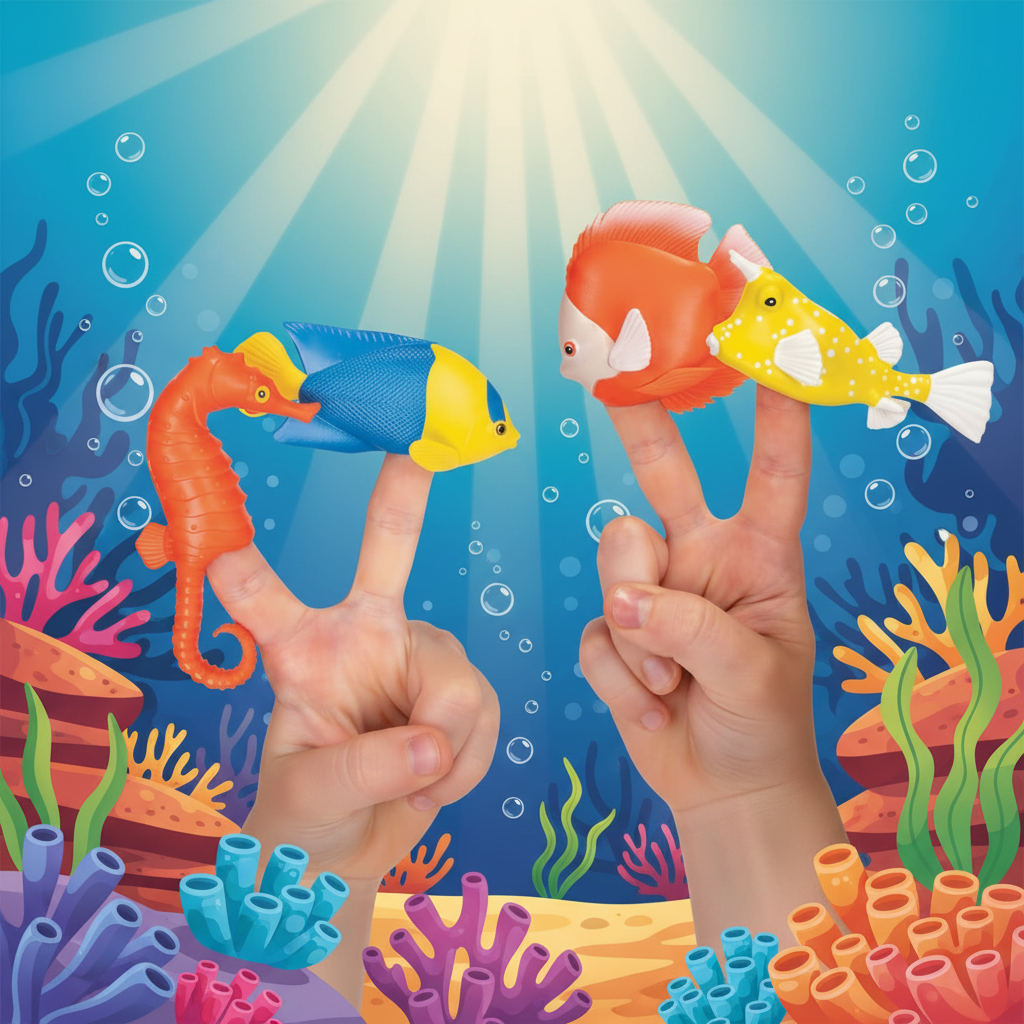 Aquarium Fish Finger Puppets