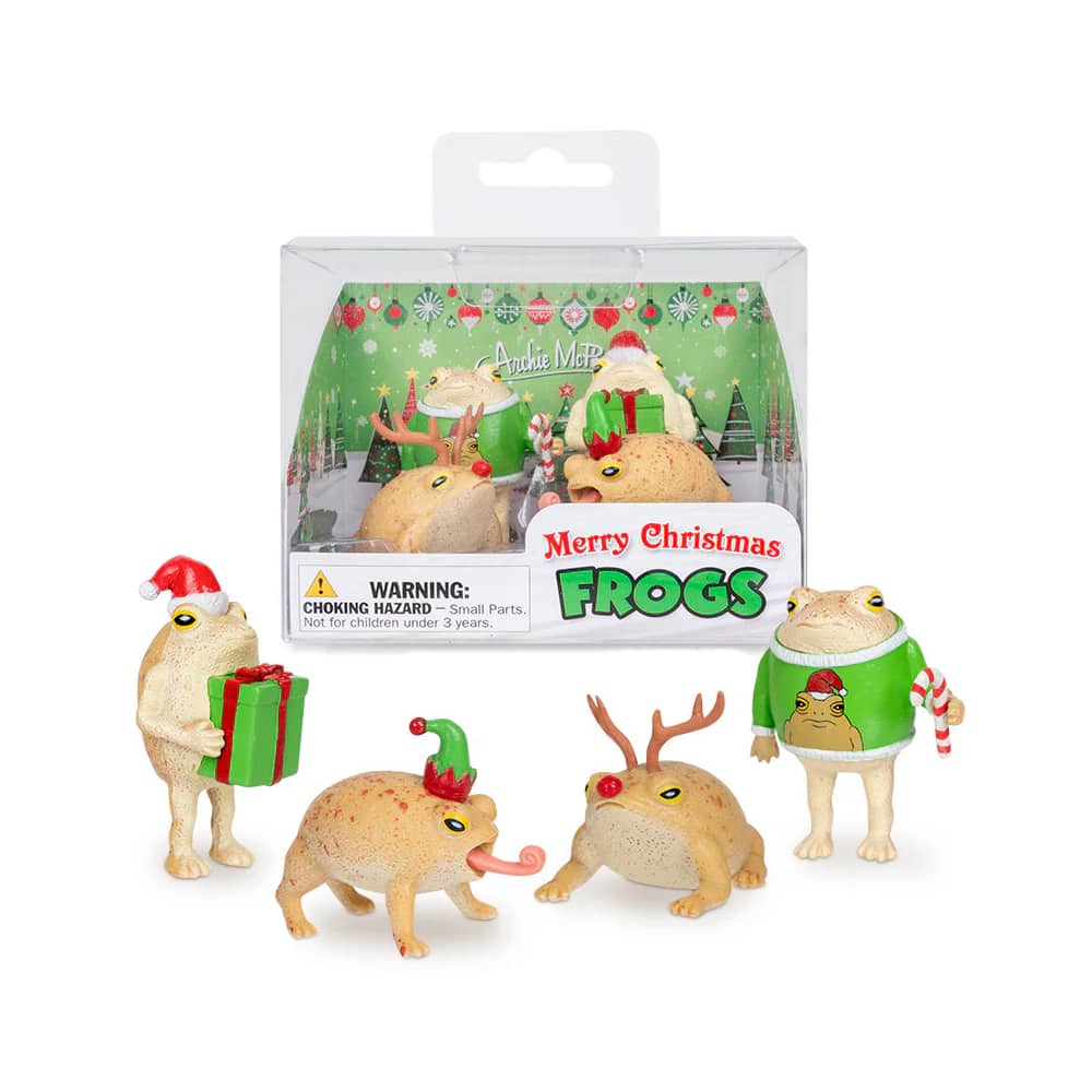 Merry Christmas Frogs