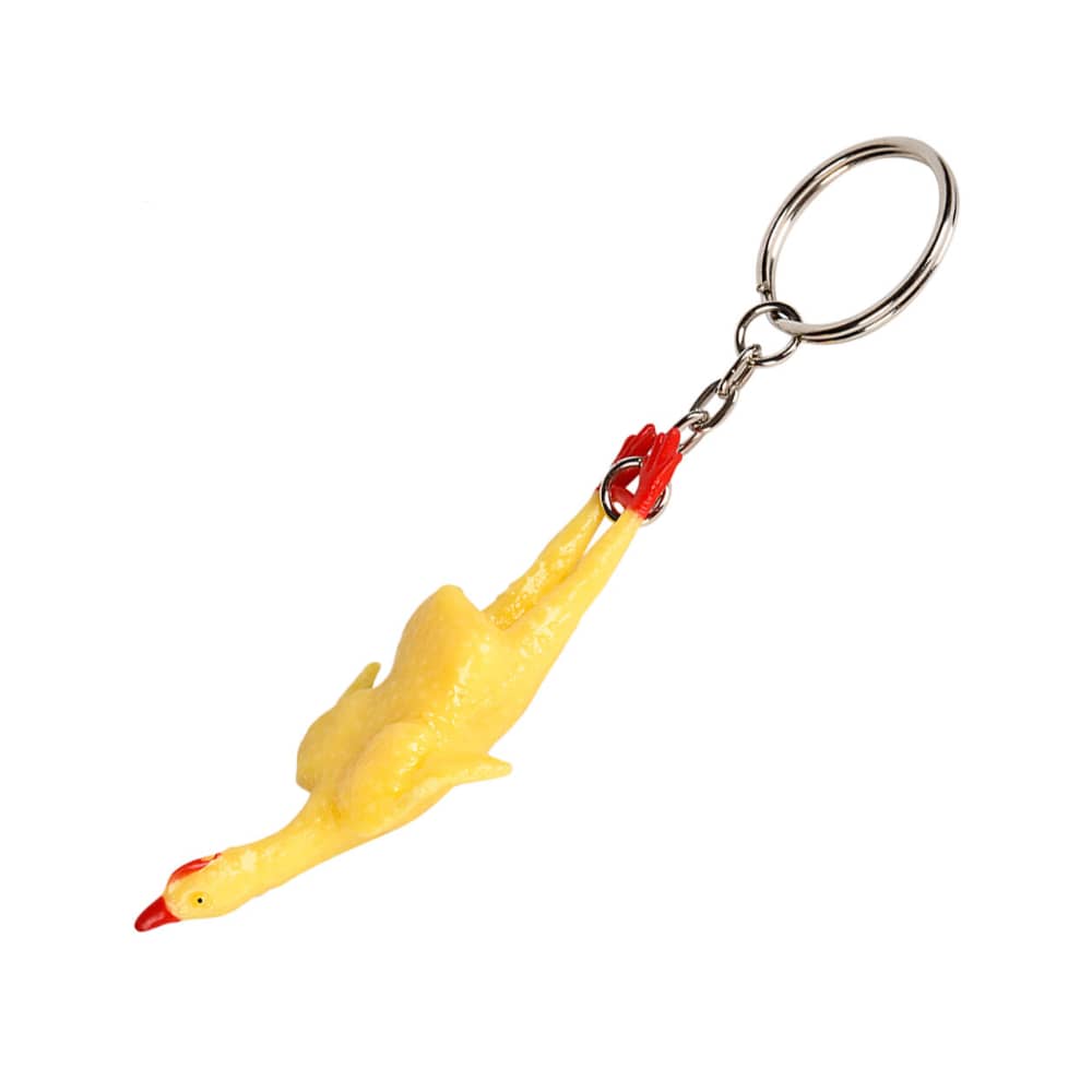 Rubber Chicken Keychain