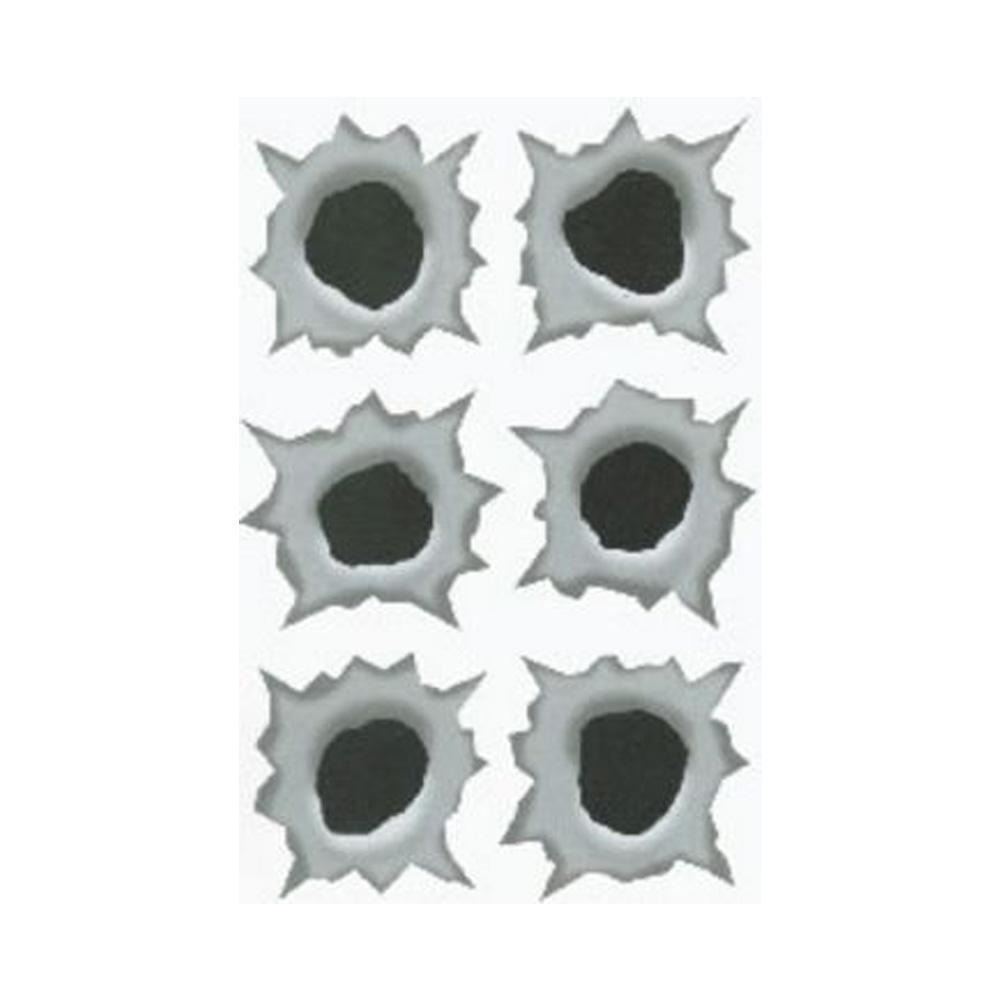 Fake Bullet Holes Prank .50 Caliber Stickers