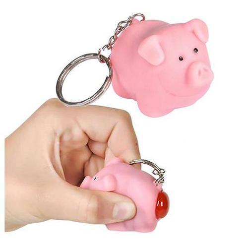 Naughty Pig Key Chain